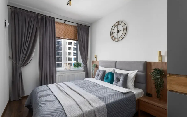 Квартира Делюкс с Балконом и Видом на Город Moderna Flat Status — фото 4