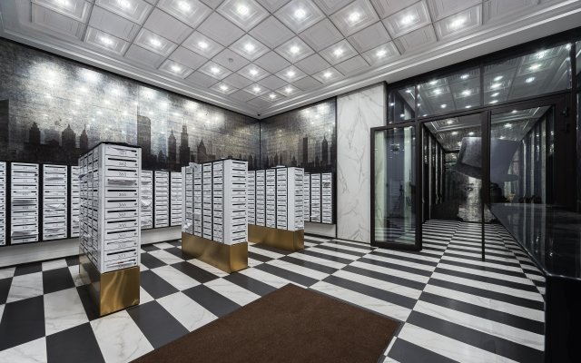 Апартаменты Lalapart Black Emerald с сауной в ЖК Савеловский Сити