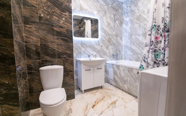 Апартаменты с новым ремонтом на четверых