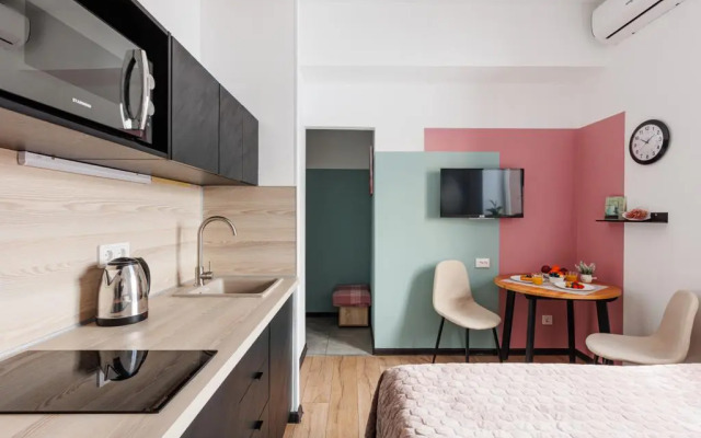 Апартаменты Стильный апартамент на Окружной