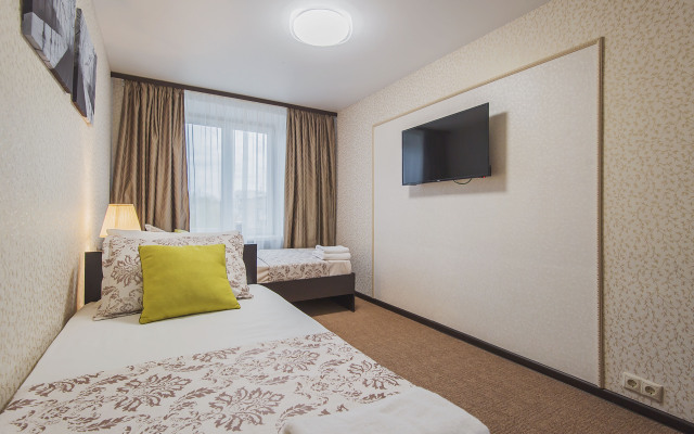 GM ryadom s Ekspocentrom i Belym domom Apartments