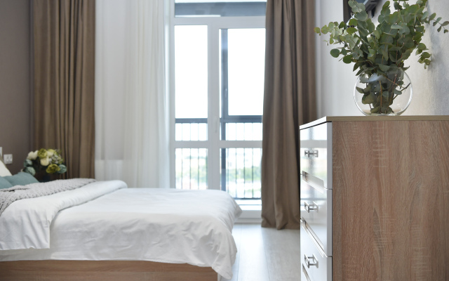 ApartHause s krasivym vidom na gorod na 24 etazhe Apartments