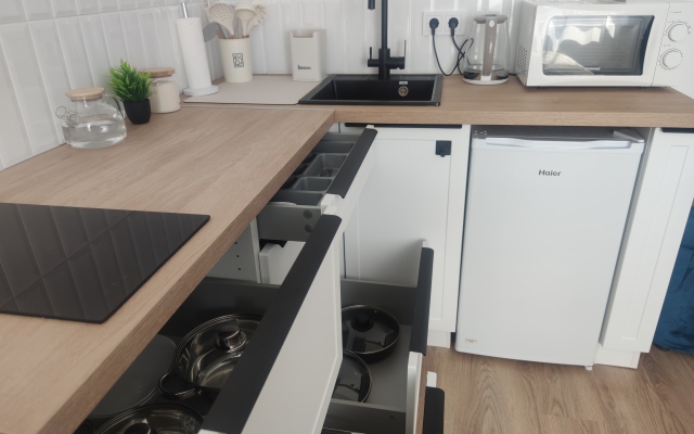 Квартира Современная Студия с большой кроватью и кондиционером