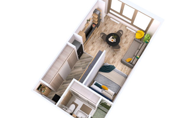 Апартаменты с видом на Москву 9