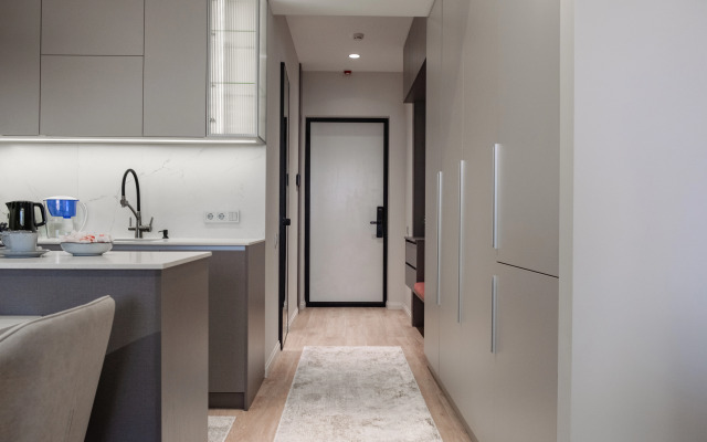 Апартаменты Стильные с шикарным видом на город