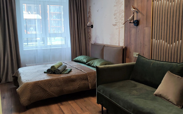 Stilnaya Dizaynerskaya V Novom Dome Flat