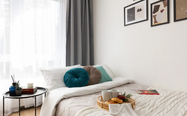 Апартаменты GOSTIO студия в ЖК Дмитровский Парк метро Яхромская