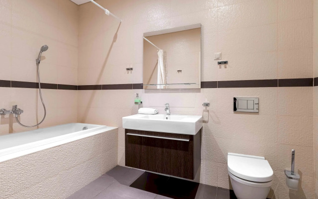 Moskva Siti Global uglovoy vid 54 etazh 3 komnaty Apartments