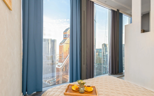 Vidovye na 51 etazhe v Moskva-City Apartments
