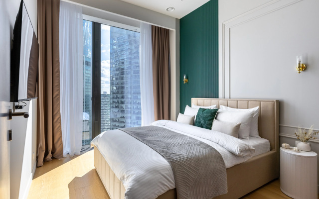 Квартира GM Apartments Суперсовременная Видовая Квартира в Neva Towers