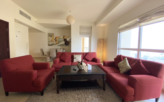 Close to JBR Beach Spacious 2BR Marina views Apartments