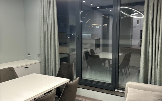 Апартаменты Охта Парк Adventure Де Люкс с сауной