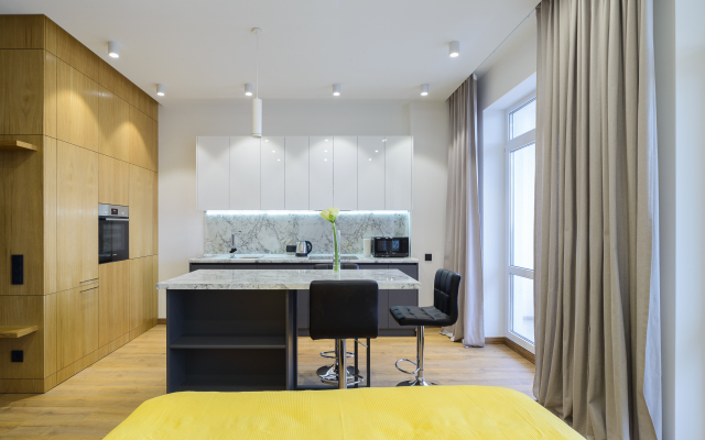 S Vidom na Reku Svisloch Apartments