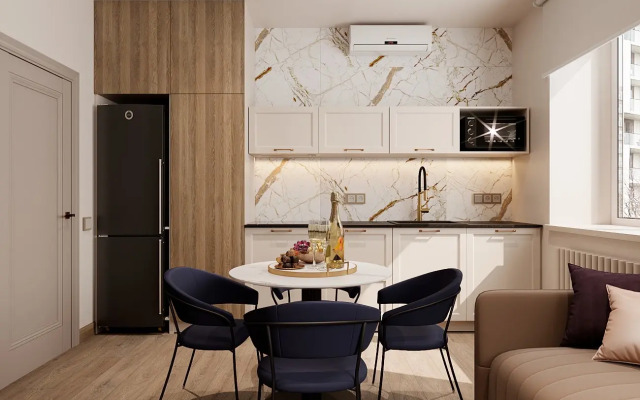 Апартаменты "САВАННА" в стиле Современная классика в центре города