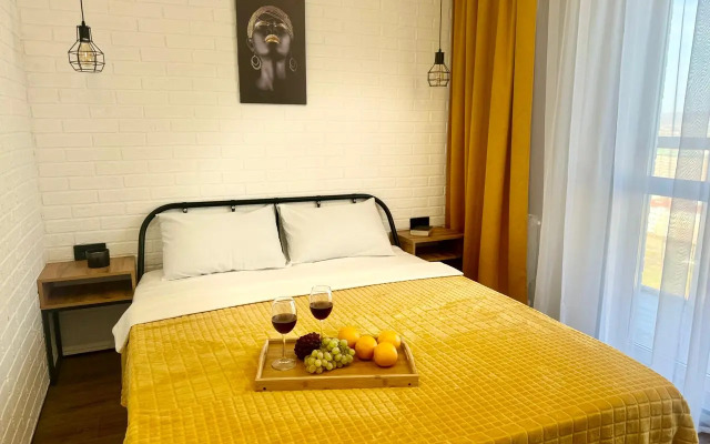 Квартира Современная 1 комнатная, 4 спальных места