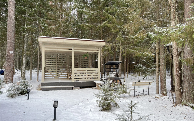 Домик на опушке на берегу Озера Волго на Селигере - коттеджи Сосновый бор