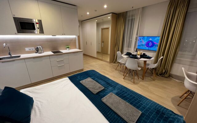 Студия Уютная с красивым видом у метро Технопарк