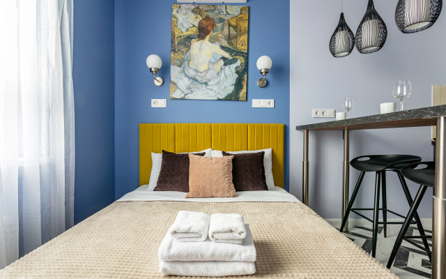 Апартаменты InHome24 Комфортные и яркие недалеко от метро Спартак