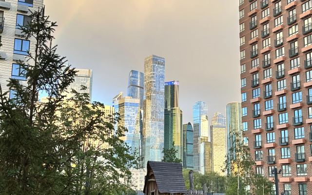 Апартаменты для 6 гостей с видом на Москва-Сити