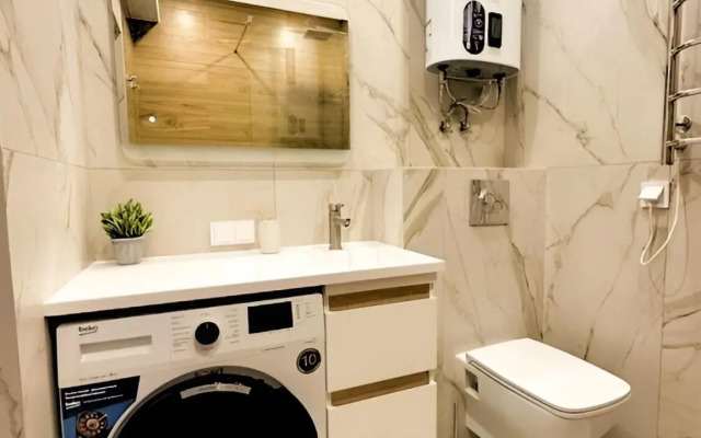 Flat na 4 Gostey Okolo Krasivoy Naberezhnoy Reki Kudepsta