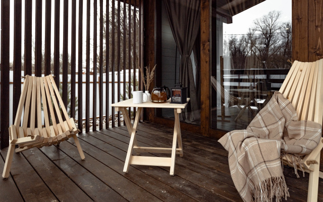 Гостевой дом Дома Река для семейного отдыха