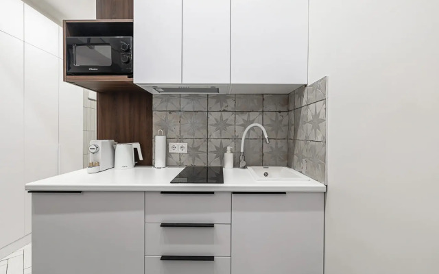 Prichal-25 s Vidom na Park Severnogo Rechnogo Vokzala Apartments