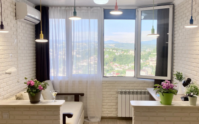 Квартира Уютная однокомнатная с Великолепным видом в Центральном районе г.Сочи