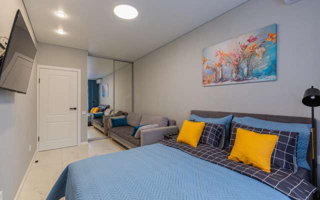 Квартира Нa 22 этaже c индивидуaльным дизaйнoм