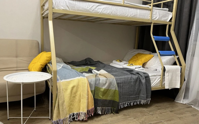 Апартаменты Семейная студия в тихом районе метро Звёздная-Купчино