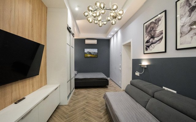 Апартаменты двухкомнатные с видом на море и город