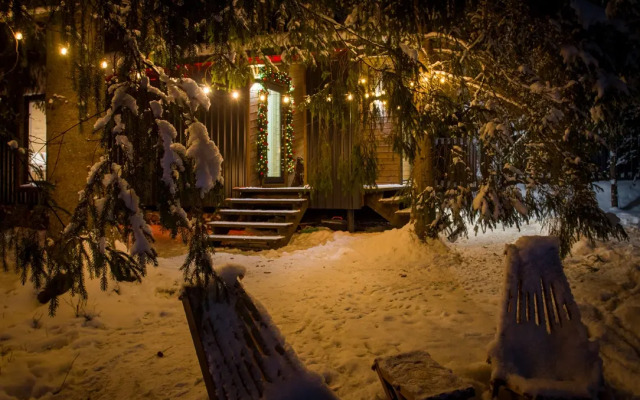 Частный дом Дом у леса с баней и чаном