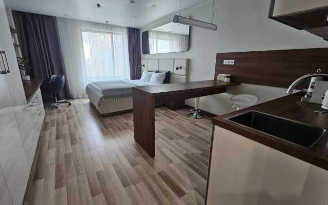 Апартаменты Стильная студия Riva на 12 этаже