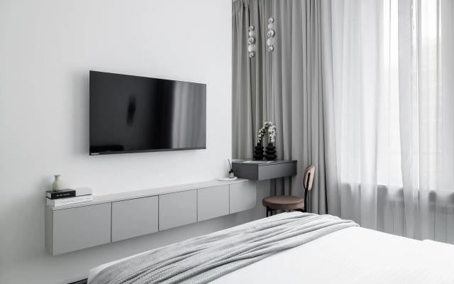 Апартаменты Двухкомнатные Cotton Flatport рядом с Москва-Сити