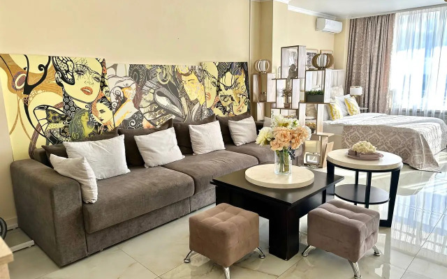 Апартаменты Атмосфера комфорта студия Капучино с дизайнерским ремонтом