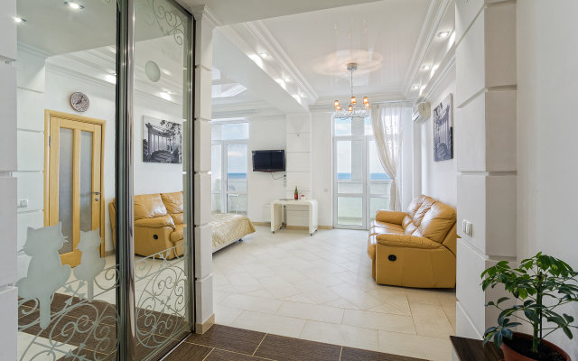 Уютная 1-комнатная квартира в Гурзуфе с видом на море