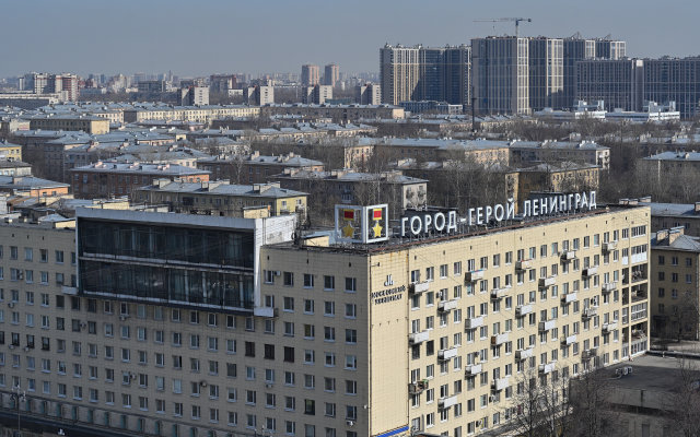 Апартаменты Magic Studio с панорамным видом у метро Московская