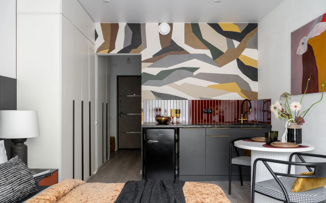 Studiya s vidom na les v Zhk Letniy Flat