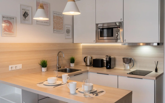 Апартаменты Глобус Апарт Уайт в ЖК Ye's Marata