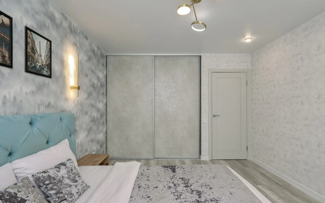 Апартаменты Уютная евро-двушка в современном доме ЖК Ёлки