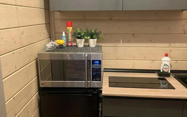 Частный дом Уютный у Реки с Чаном в Современном Стиле