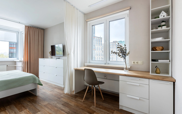 Апартаменты Семейные с Балконом у парка Moderna Viva