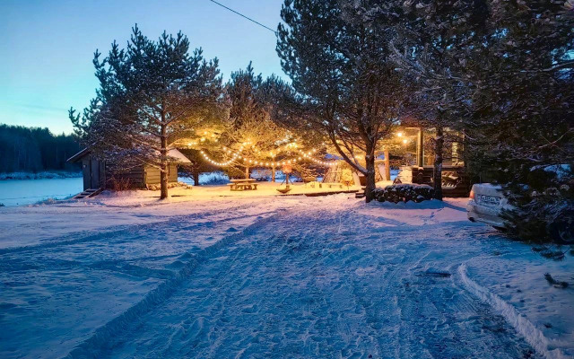 Гостевой дом на берегу реки в Карелии