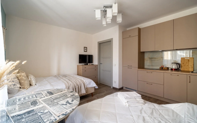 Dve podushki v Pesochnom, Sadovaya, 90 Flat