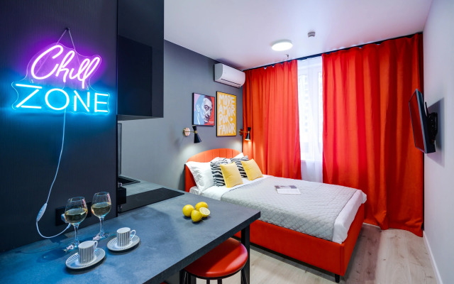 Апартаменты Квартира студия, Берёзовая Aллея 19к3