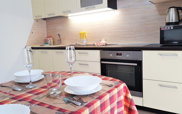 1-комн. апартаменты в ЖК "Новин" с большой кроватью