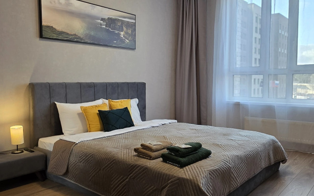 Квартира Утонченная евродвушка у Мещерского парка с видом на лес