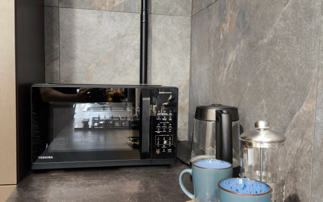 Апартаменты Новые уютные Клен в доме бизнес-класса с охраной