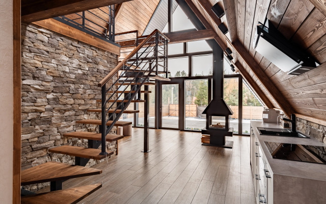 Частный Дом A-frame Дом Ели Тут