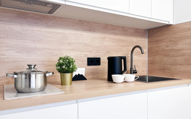 Квартира Новая Видовая Студия в Домe Бизнec-Класca