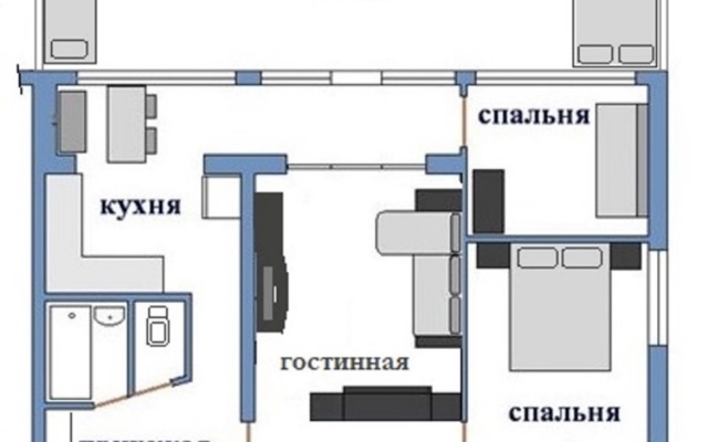Lodging house Kvartira U Morya